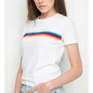 Brandy ♥ Melville Jamie Rainbow Top